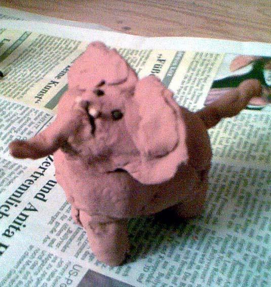 Elefant aus Ton